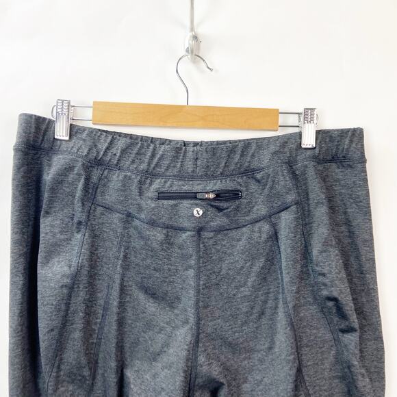 Xersion XXL Plus Womens Dark Gary Marled Athletic Workout Capri Leggings - Picture 5 of 9